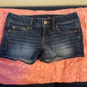 American eagle stretch denim shorts